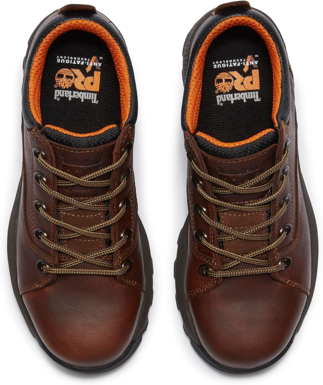 Timberland PRO Titan Ev Oxford Composite Safety Toe Industrial Work Shoes(Medium Brown Full Grain)