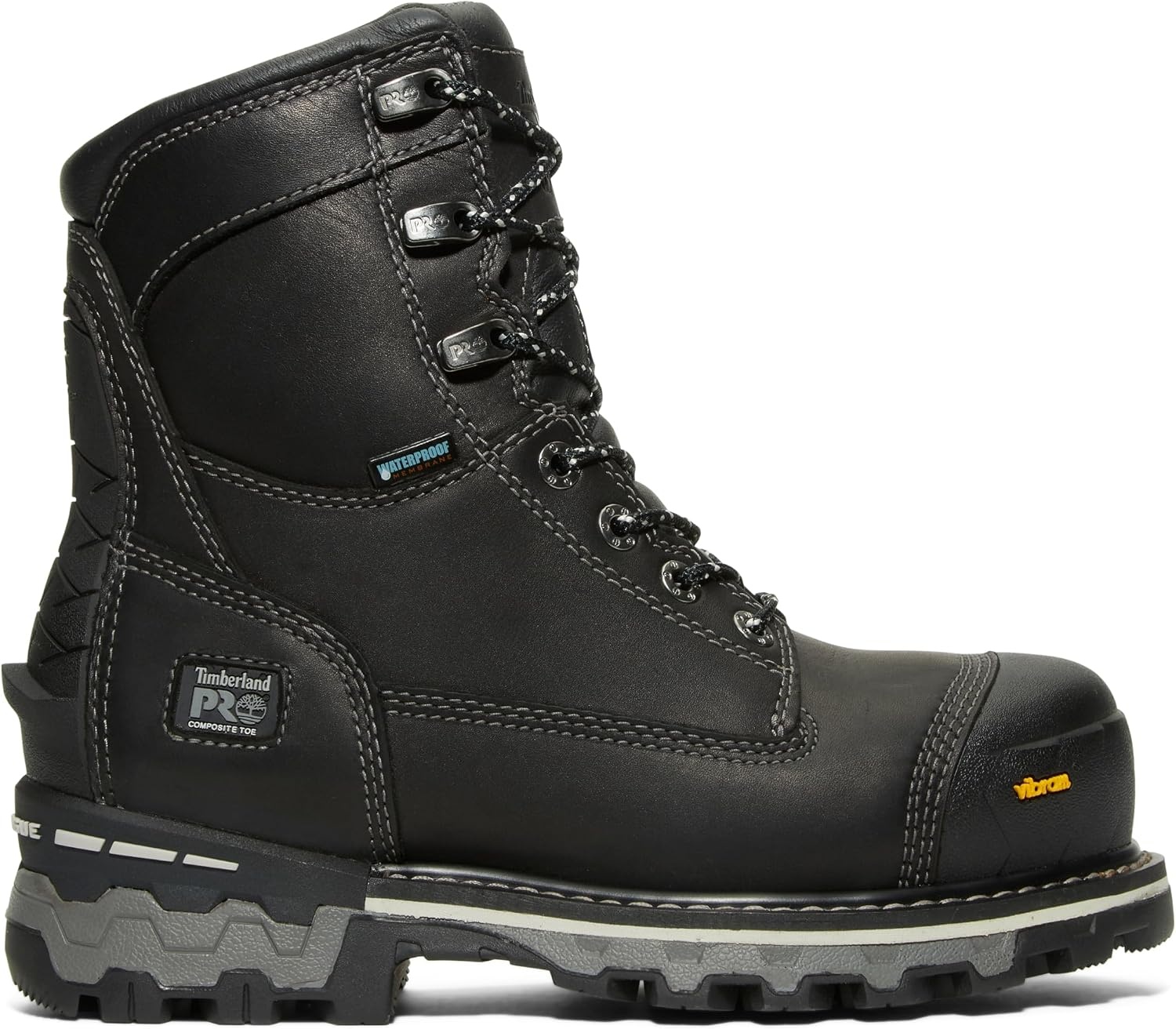 Timberland PRO Boondock 8″ Composite Safety Toe Waterproof(Black)