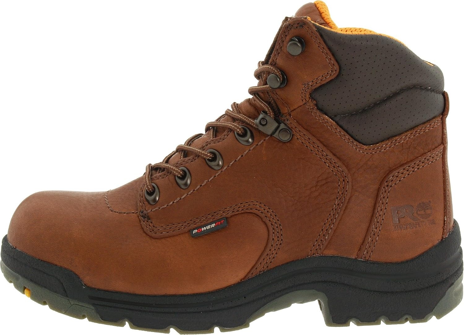 Timberland PRO Women’s Titan 6 Inch Alloy Safety Toe Industrial Work Boot(Brown V1)