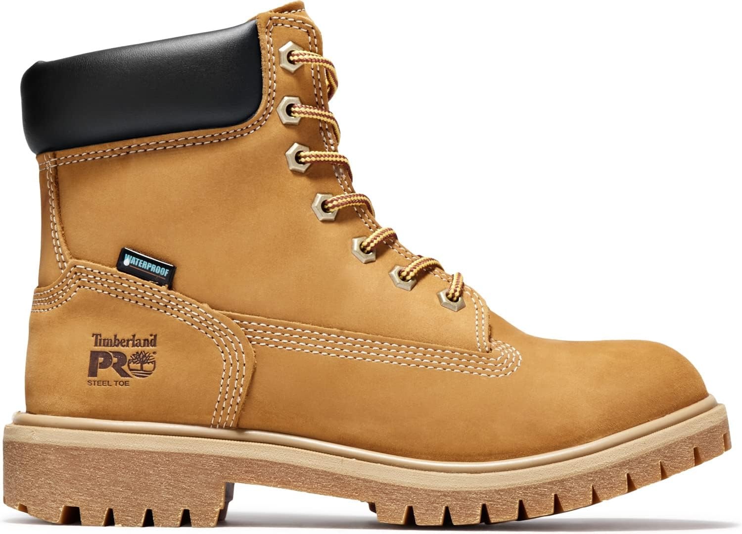 Timberland PRO Women’s Direct Attach 6 Inch Steel Safety Toe Insulated Waterproof Industrial Work Boot(Wheat)