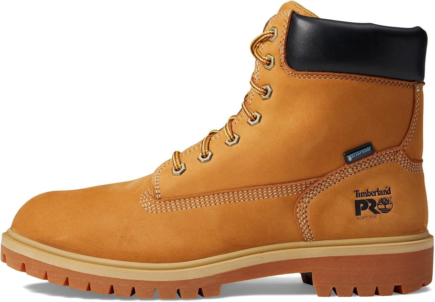 Timberland PRO Women’s Direct Attach 6 Inch Waterproof Insulated Soft Toe Boots(Wheat V1)