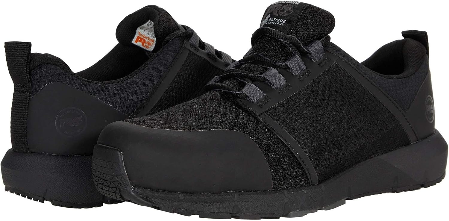 Timberland PRO Men’s Radius Composite Safety Toe Athletic Industrial Work Shoe(Black)
