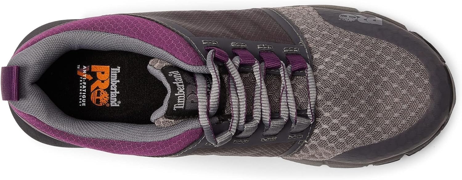 Timberland PRO Men’s Radius Composite Safety Toe Athletic Industrial Work Shoe(Grey/Purple)
