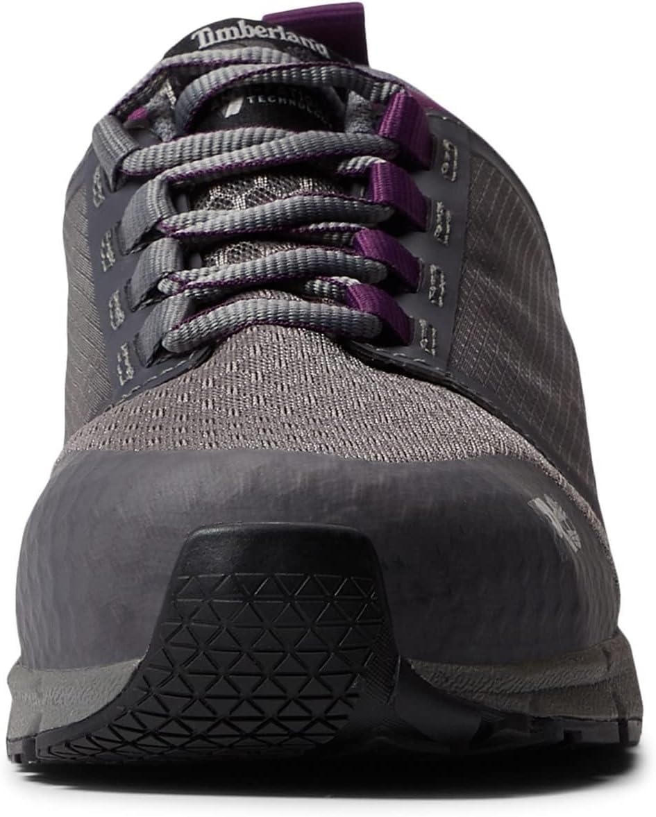 Timberland PRO Men’s Radius Composite Safety Toe Athletic Industrial Work Shoe(Grey/Purple)