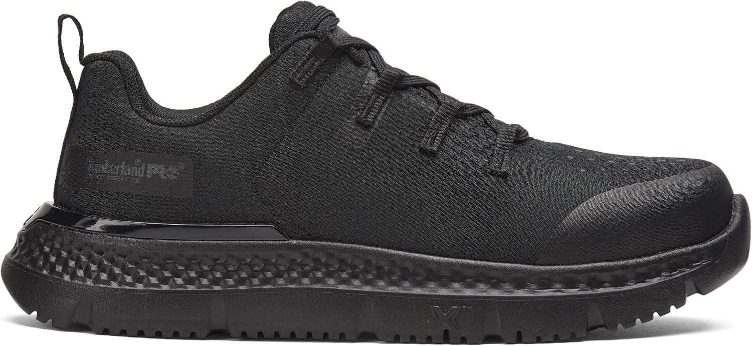 Timberland PRO Women’s Intercept Steel Safety Toe Industrial Athletic Work Shoes(Black)