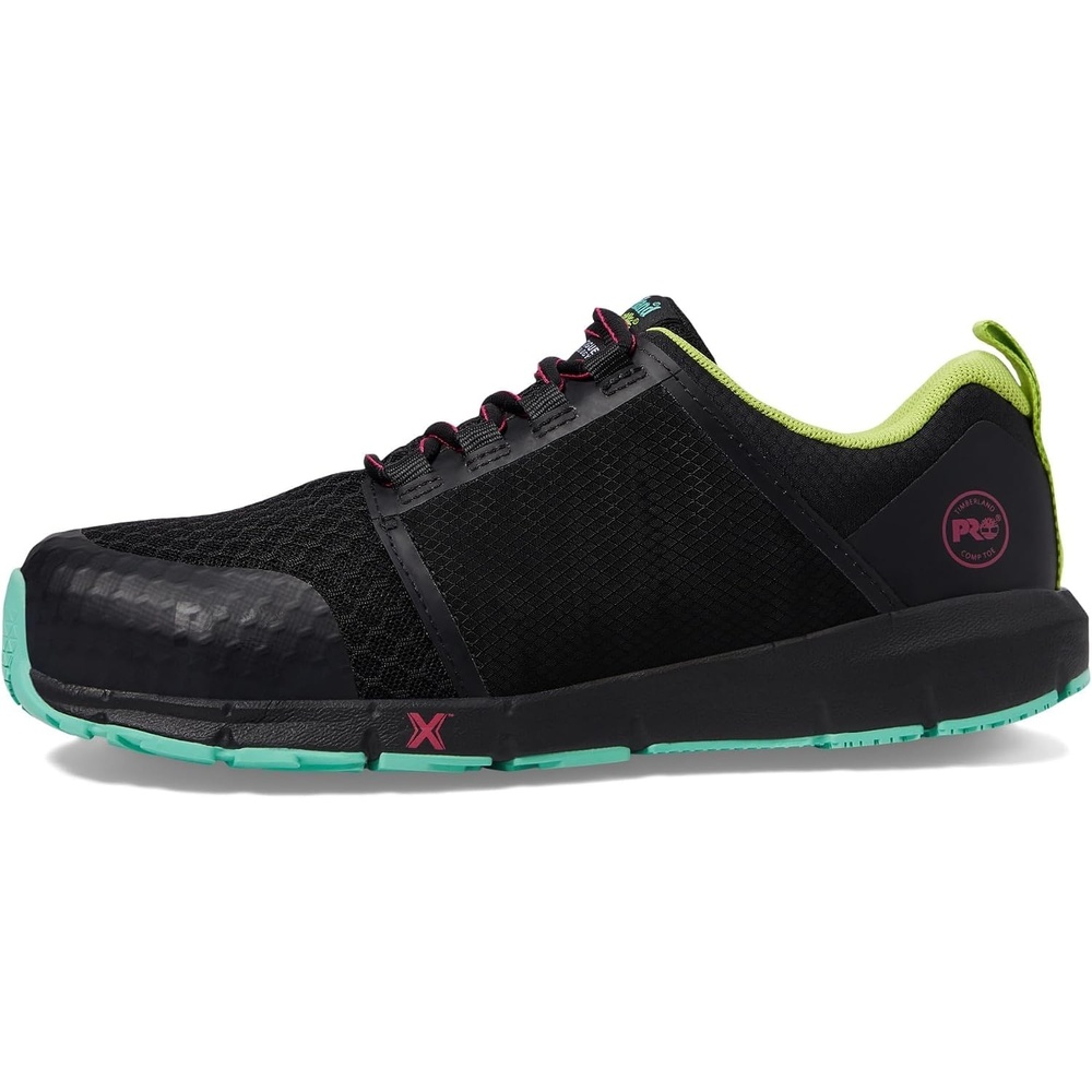 Timberland PRO Men’s Radius Composite Safety Toe Athletic Industrial Work Shoe(Black/Multi 1)