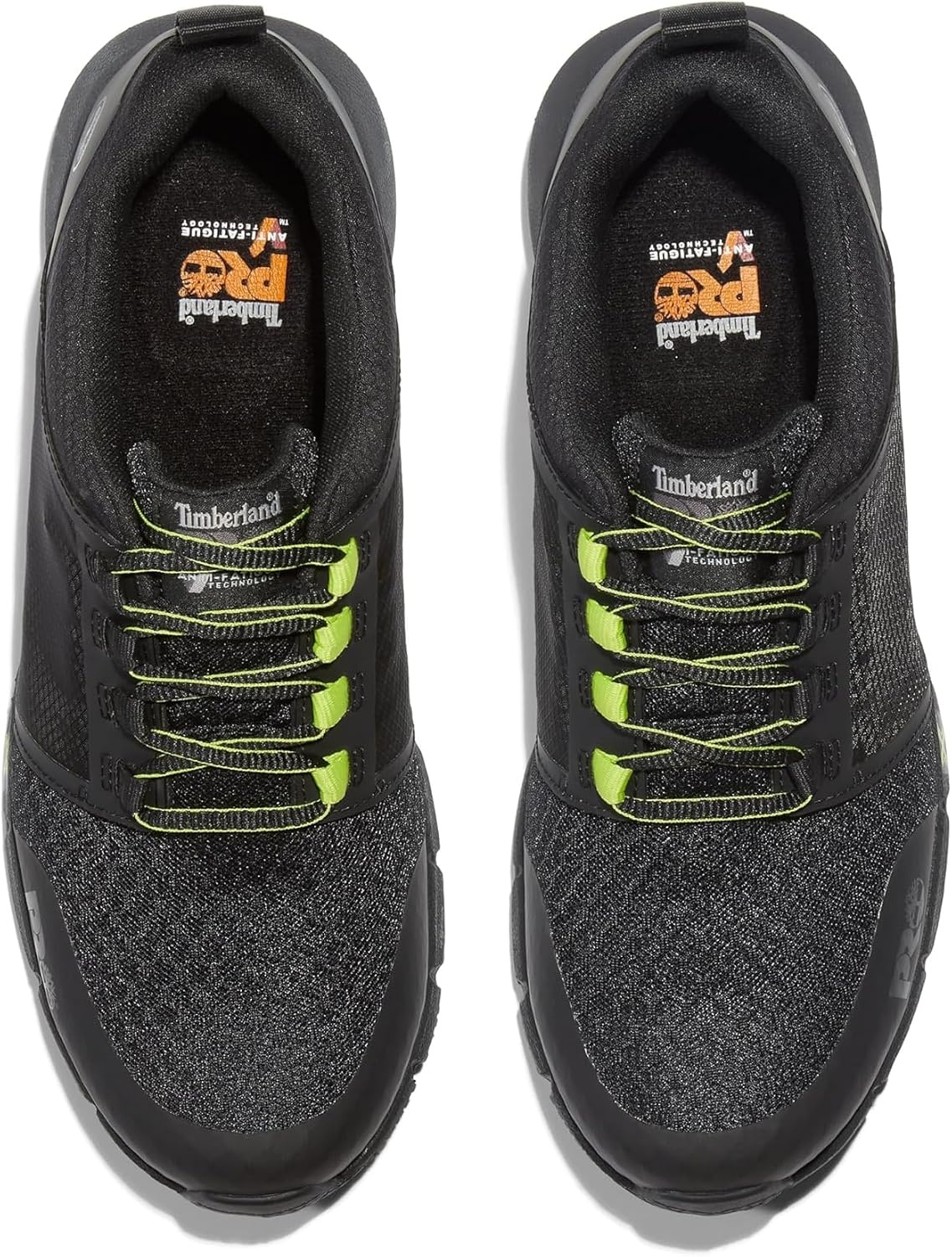Timberland PRO Men’s Radius Composite Safety Toe Athletic Industrial Work Shoe(Black/Hi-viz)