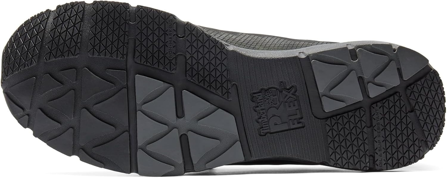 Timberland PRO Men’s Radius Composite Safety Toe Athletic Industrial Work Shoe(Black/Hi-viz)