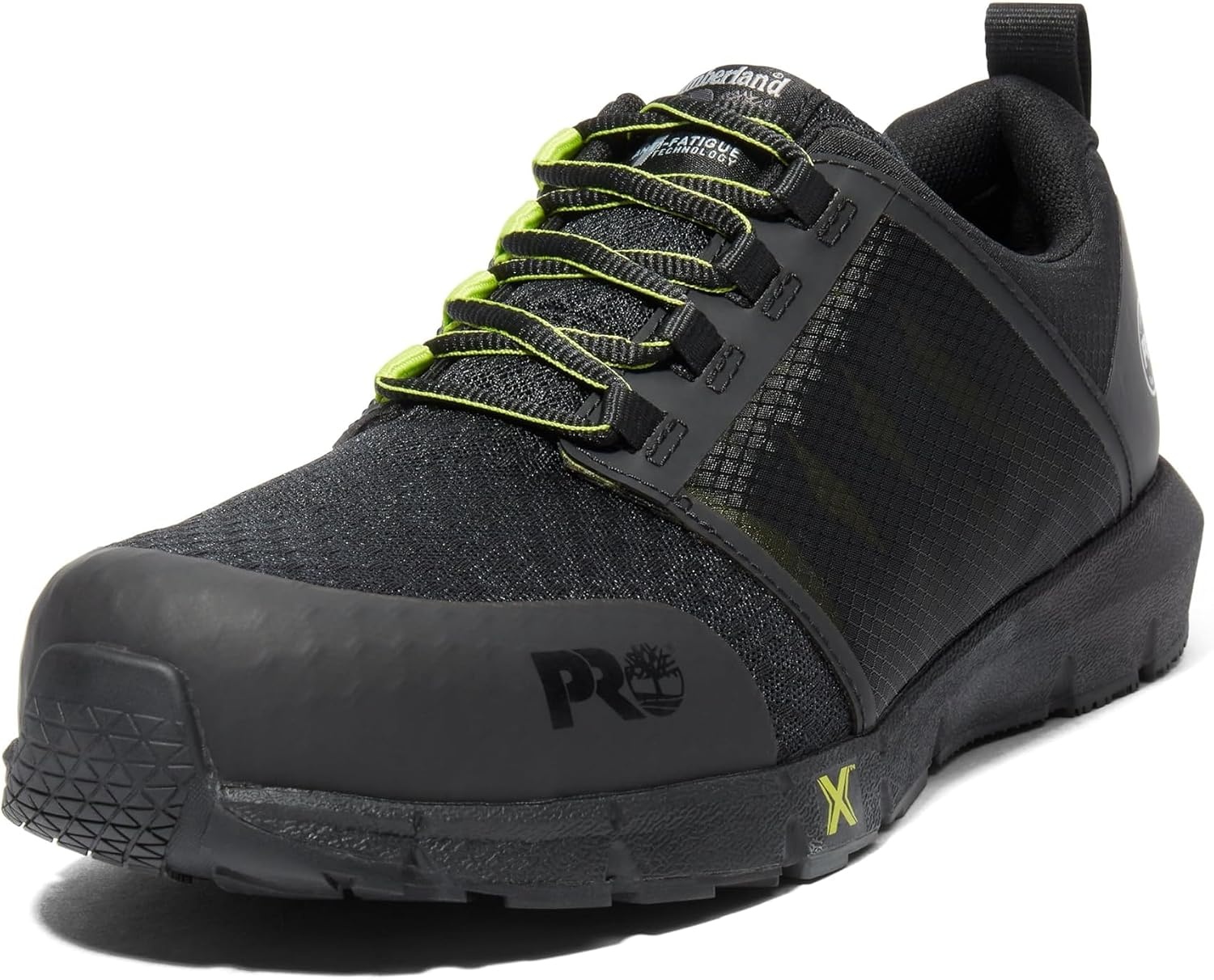 Timberland PRO Men’s Radius Composite Safety Toe Athletic Industrial Work Shoe(Black/Hi-viz)