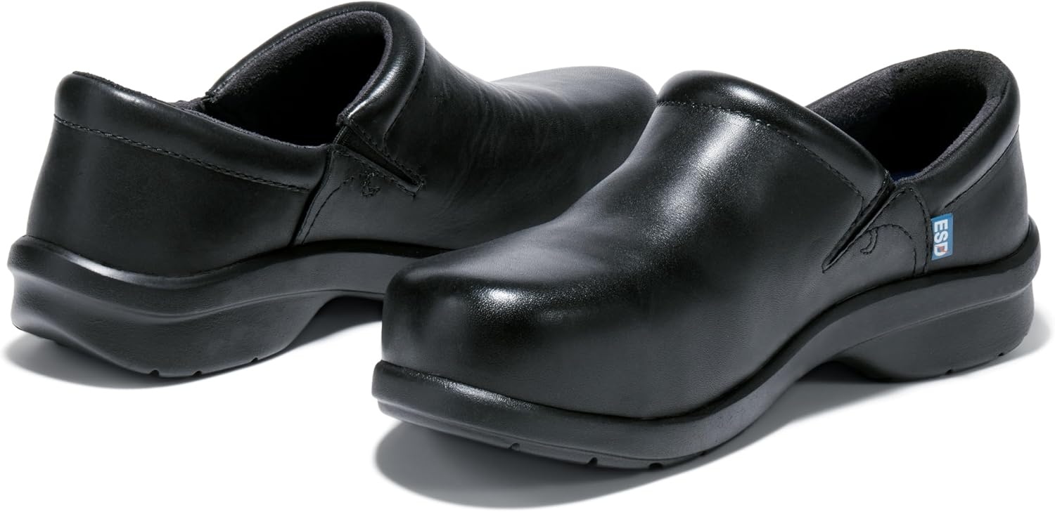 Timberland PRO Women’s Newbury Alloy Safety Toe Static Dissipative Industrial Casual Work Shoe(Black)