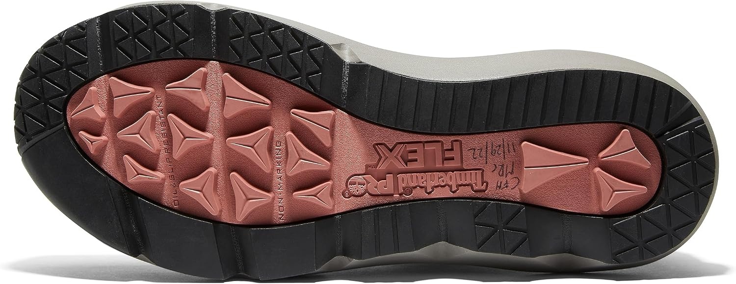 Timberland PRO Women’s Morphix Chukka Composite Safety Toe Boots(Black/Rose)