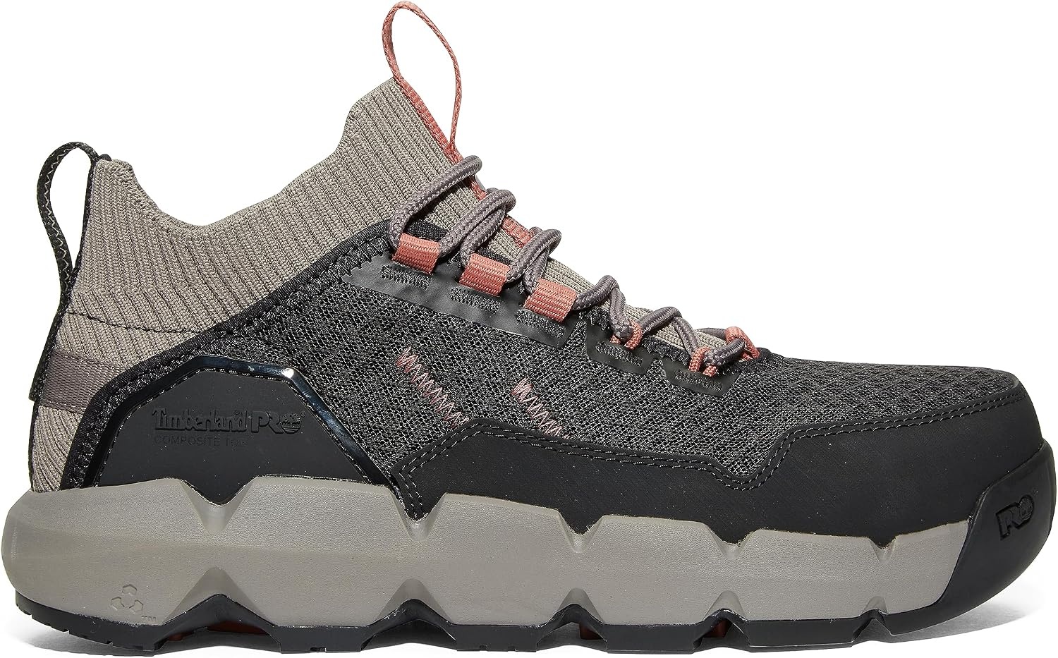 Timberland PRO Women’s Morphix Chukka Composite Safety Toe Boots(Black/Rose)