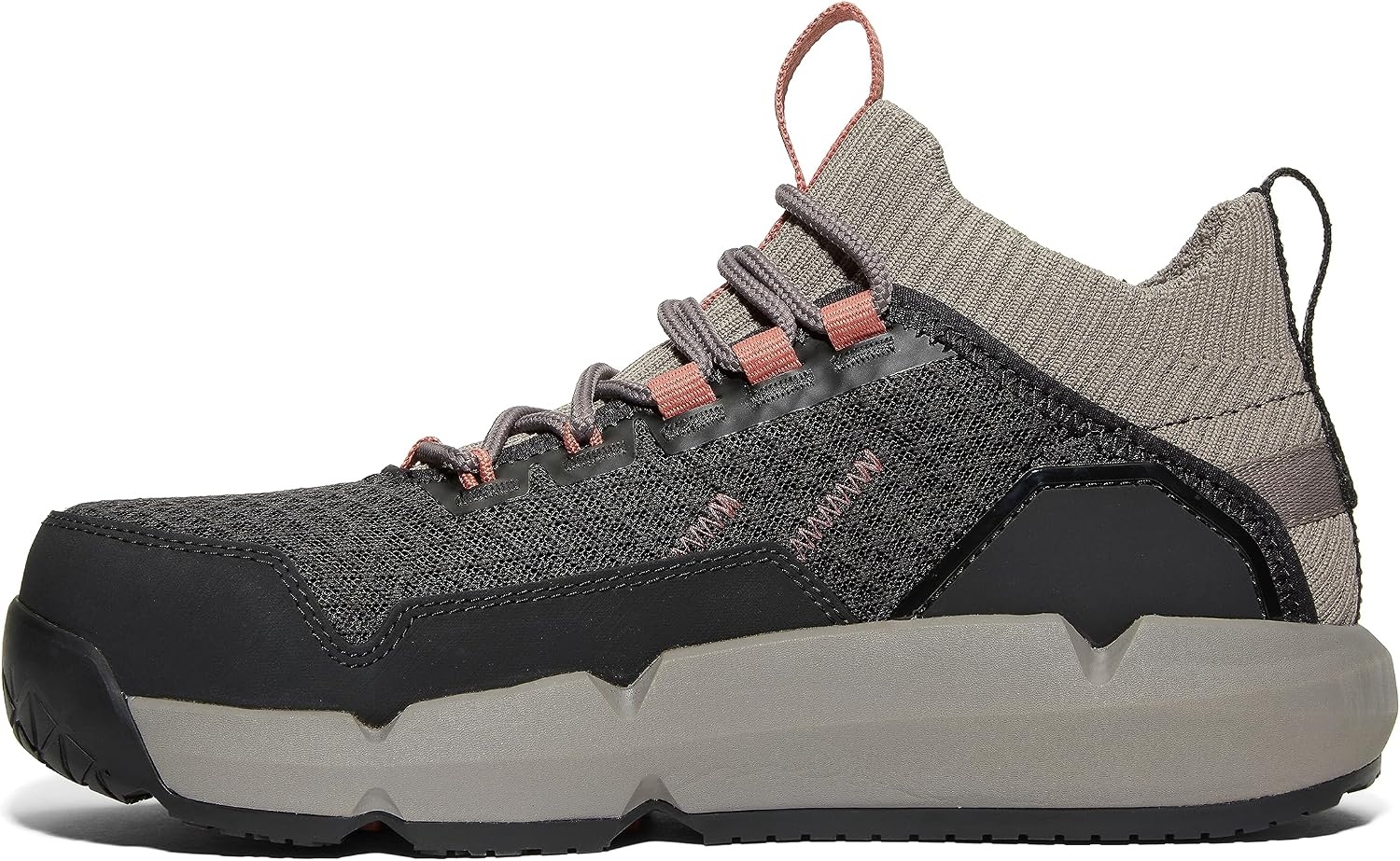 Timberland PRO Women’s Morphix Chukka Composite Safety Toe Boots(Black/Rose)