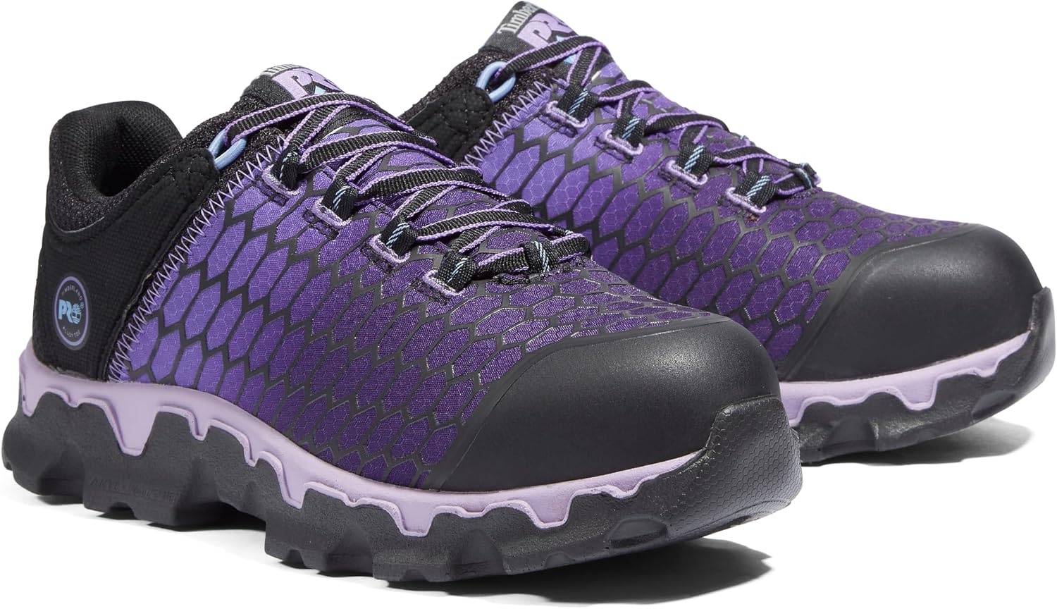 Timberland PRO Women’s Powertrain Sport Alloy Toe SD+ Industrial & Construction Shoe(Black/Purple)