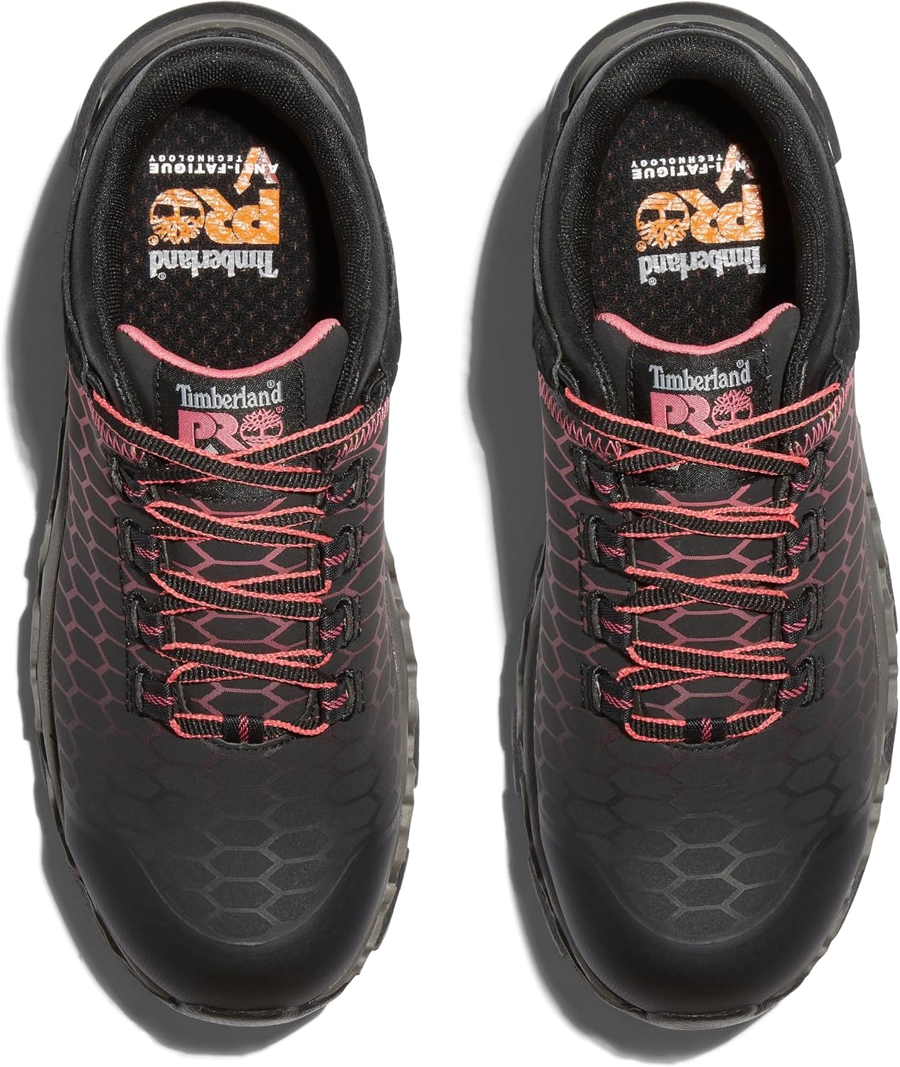 Timberland PRO Women’s Powertrain Sport Alloy Toe SD+ Industrial & Construction Shoe(Black/Pink-2024 New)