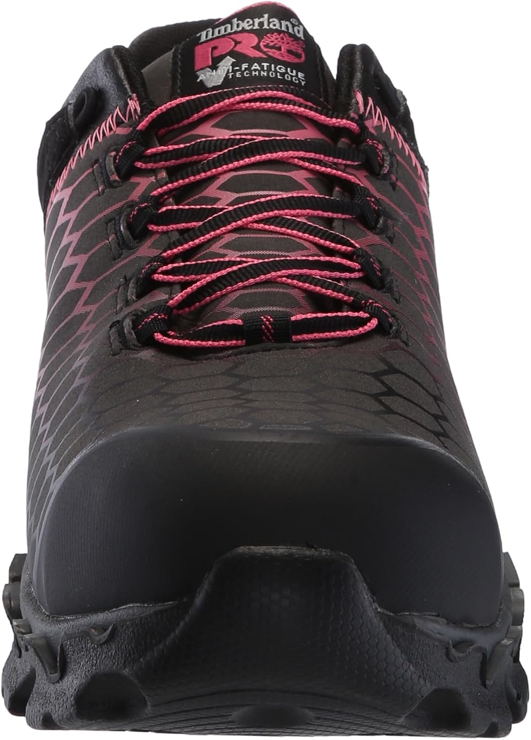 Timberland PRO Women’s Powertrain Sport Alloy Toe SD+ Industrial & Construction Shoe(Black/Pink-2024 New)
