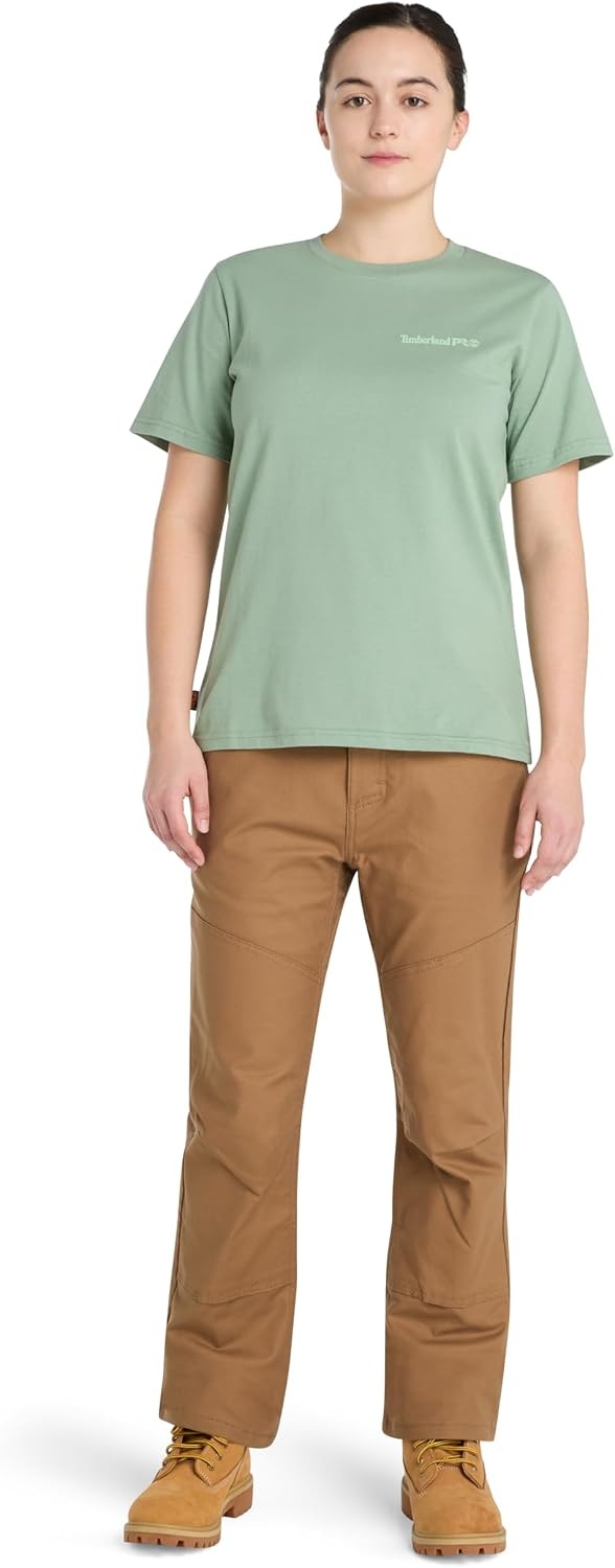 Timberland PRO Women’s Cotton Core Short-Sleeve T-Shirt,(Green Bay)