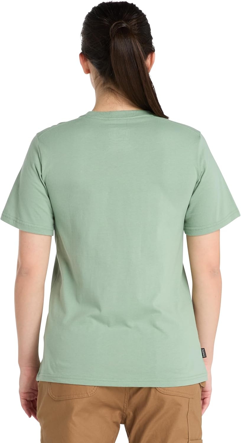 Timberland PRO Women’s Cotton Core Short-Sleeve T-Shirt,(Green Bay)