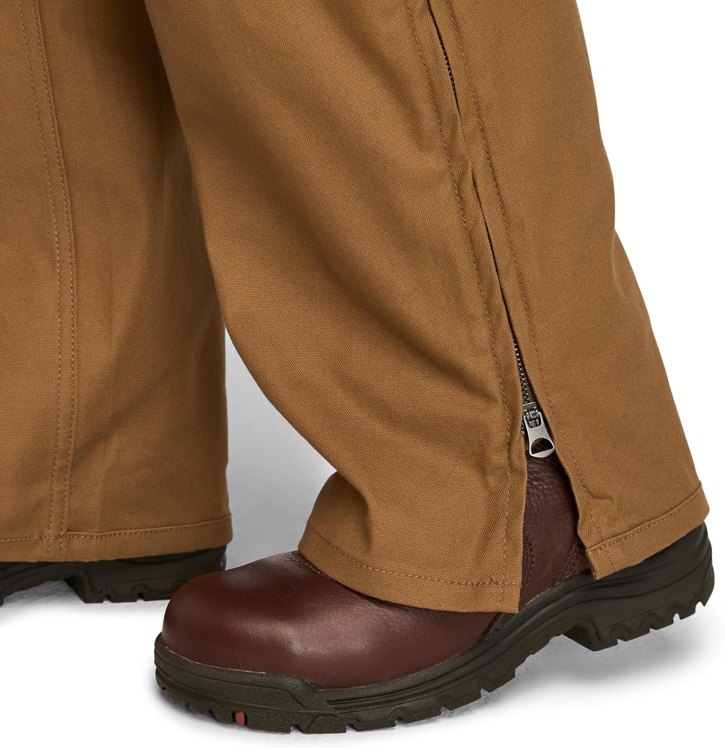 Timberland PRO Women’s Gritflex Canvas Bib Overalls(Dark Wheat)