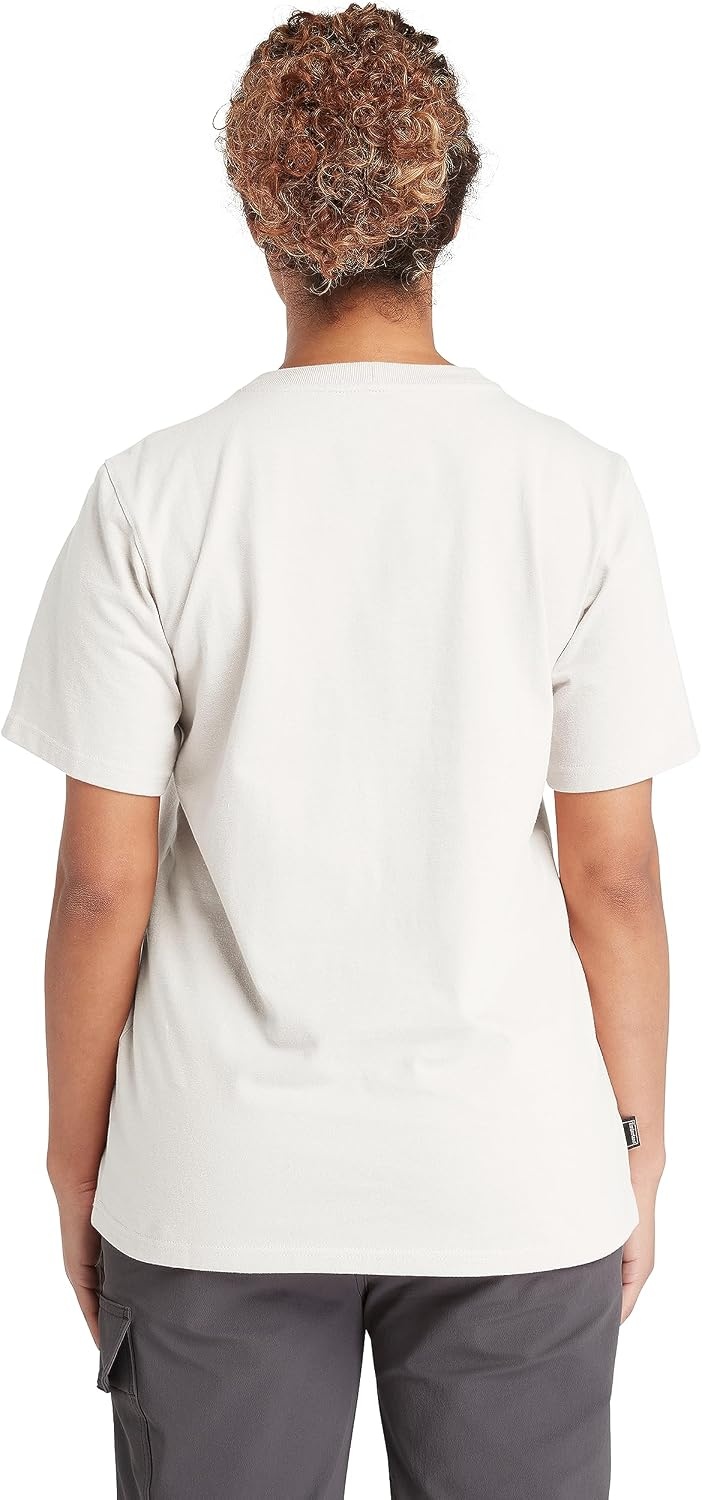 Timberland PRO Women’s Core Short Sleeve T-Shirt(Vintage White)