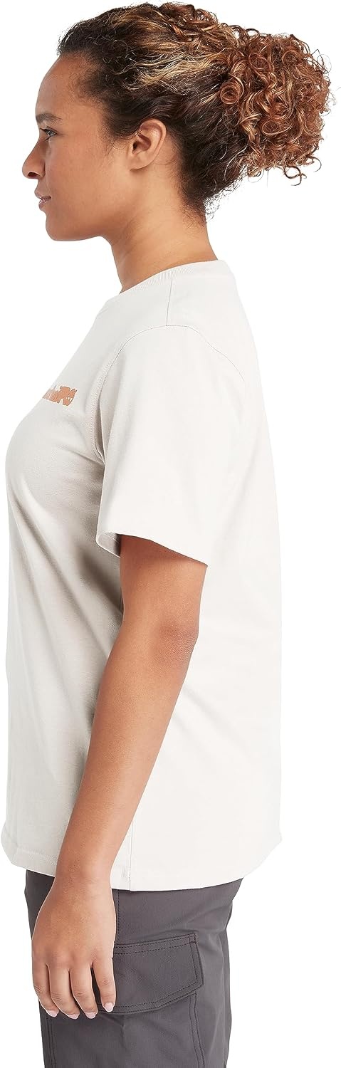 Timberland PRO Women’s Core Short Sleeve T-Shirt(Vintage White)