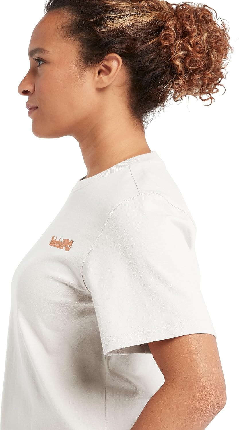 Timberland PRO Women’s Core Short Sleeve T-Shirt(Vintage White)