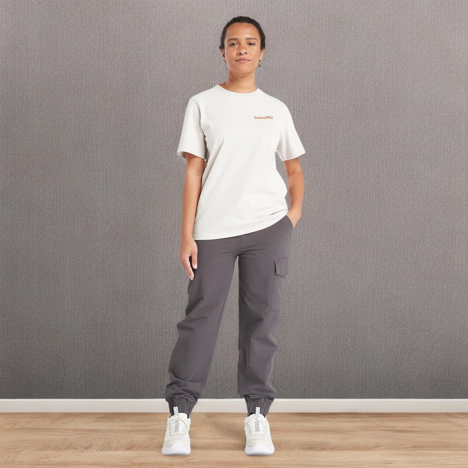 Timberland PRO Women’s Core Short Sleeve T-Shirt(Vintage White)