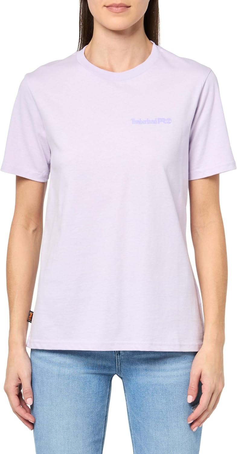Timberland PRO Women’s Core Short Sleeve T-Shirt(Pastel Lilac)