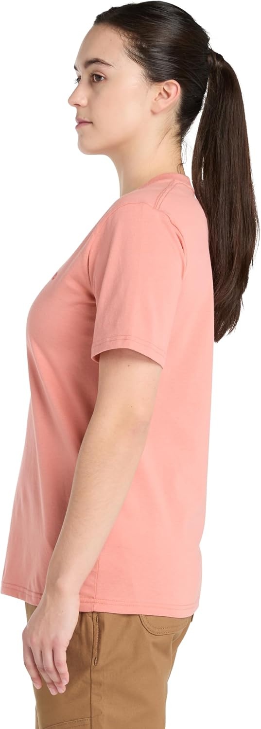 Timberland PRO Women’s Cotton Core Short-Sleeve T-Shirt,(Terra Cotta)