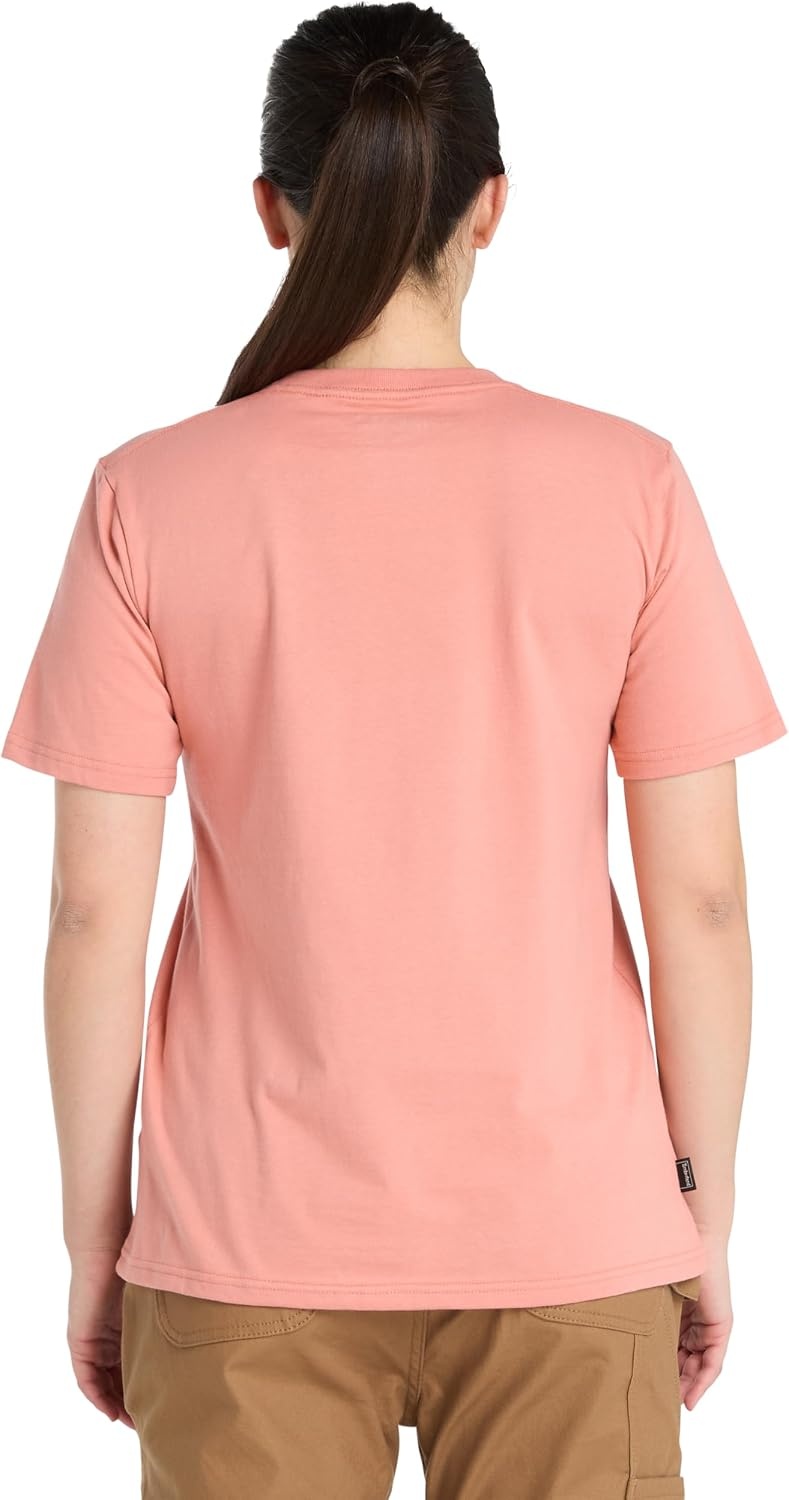 Timberland PRO Women’s Cotton Core Short-Sleeve T-Shirt,(Terra Cotta)