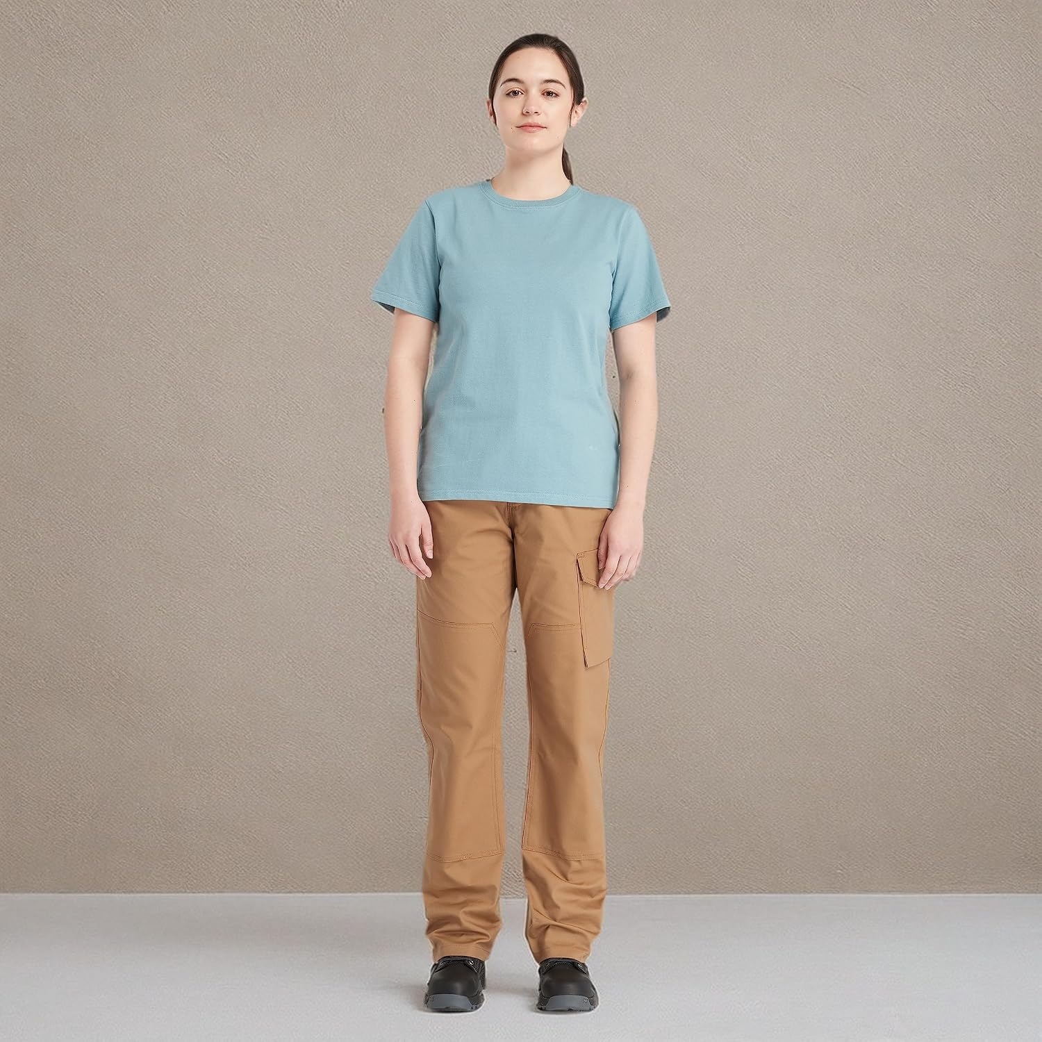 Timberland PRO Women’s Core Short Sleeve T-Shirt(Smoke Blue)