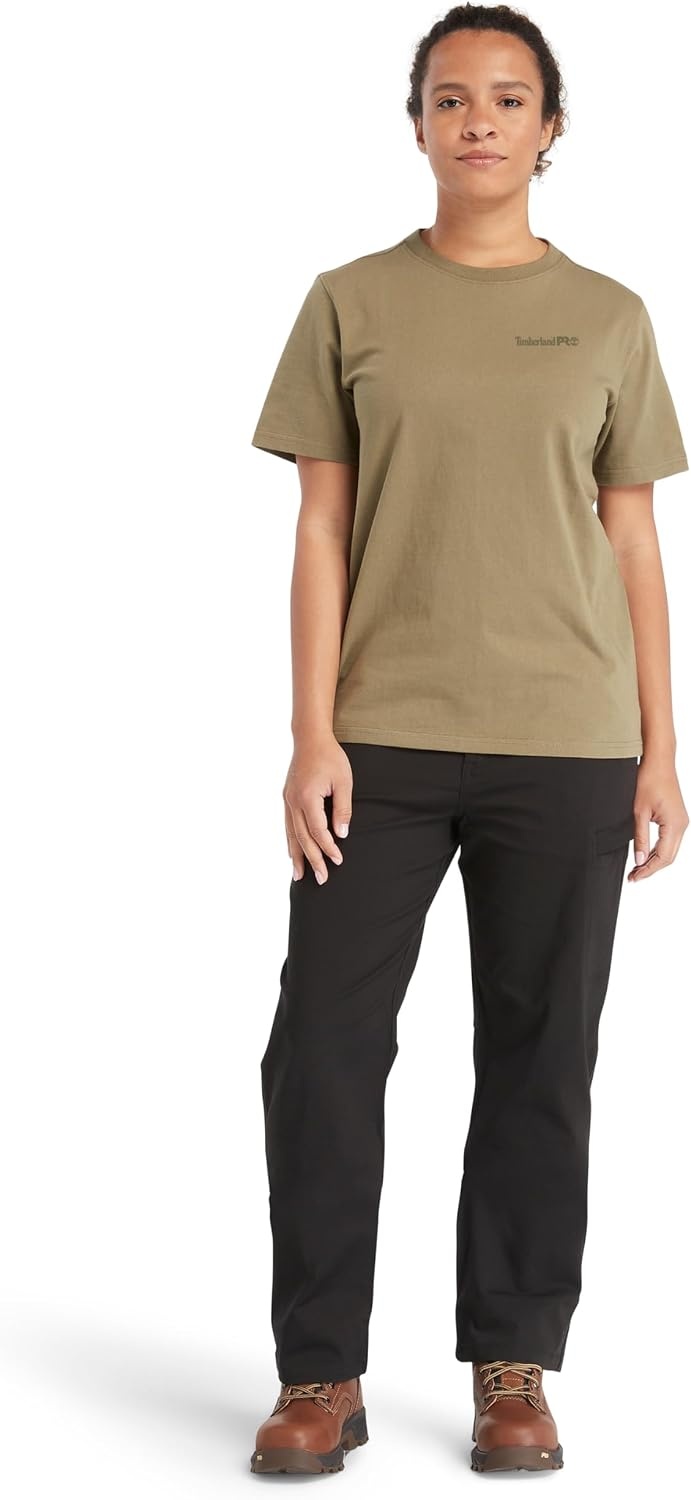 Timberland PRO Women’s Core Short Sleeve T-Shirt(Burnt Olive)