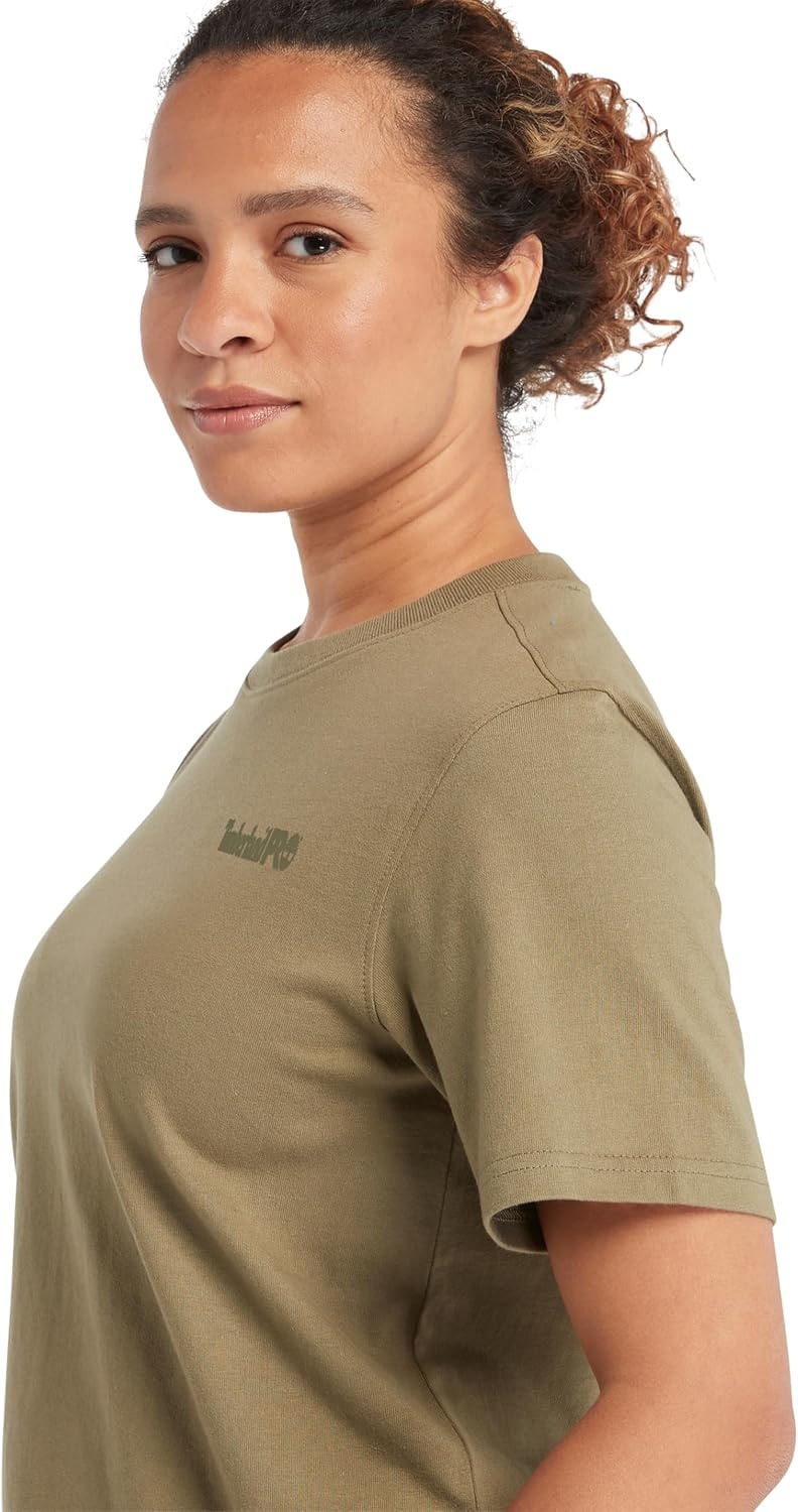 Timberland PRO Women’s Core Short Sleeve T-Shirt(Burnt Olive)