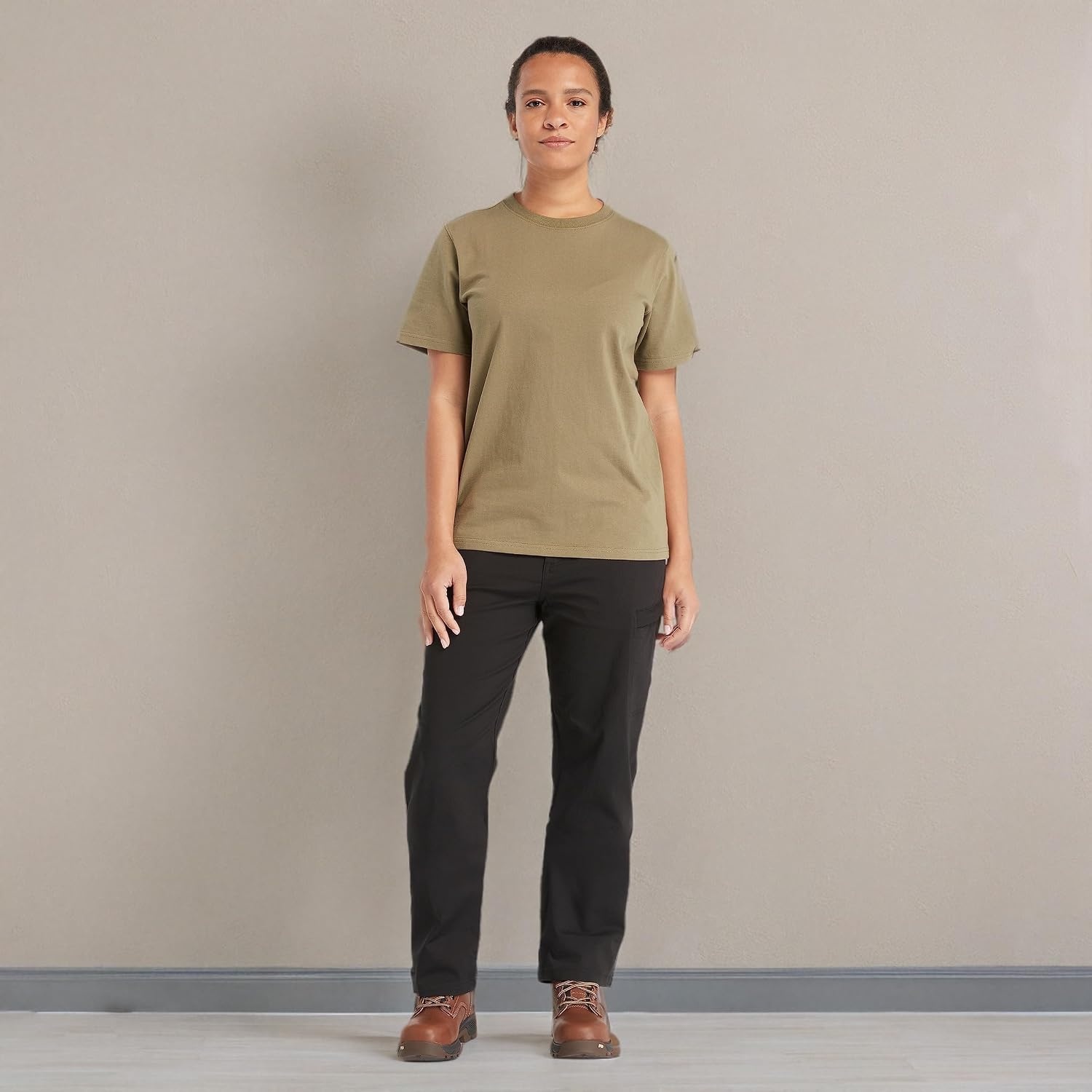 Timberland PRO Women’s Core Short Sleeve T-Shirt(Burnt Olive)