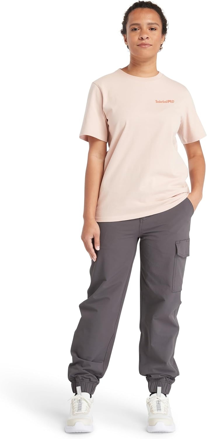 Timberland PRO Women’s Core Short Sleeve T-Shirt(Cameo Rose)