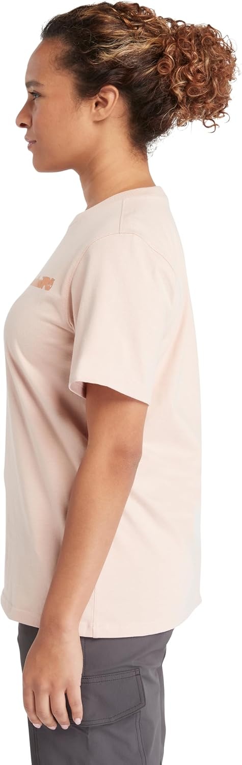 Timberland PRO Women’s Core Short Sleeve T-Shirt(Cameo Rose)