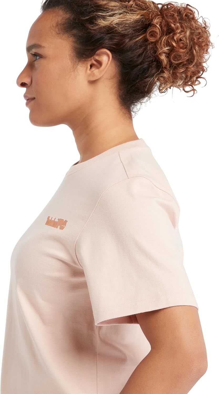 Timberland PRO Women’s Core Short Sleeve T-Shirt(Cameo Rose)