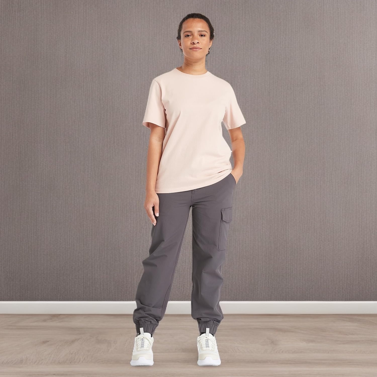 Timberland PRO Women’s Core Short Sleeve T-Shirt(Cameo Rose)