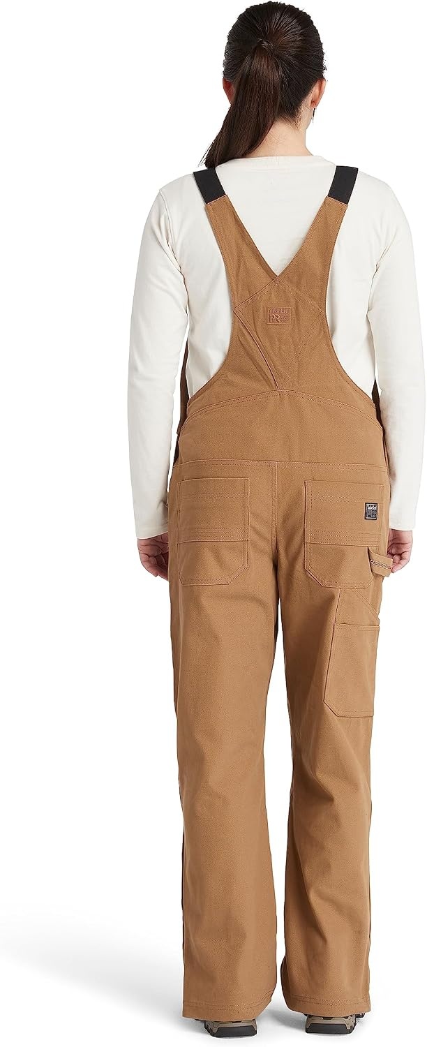Timberland PRO Women’s Gritman Bib Overalls(Dark Wheat)