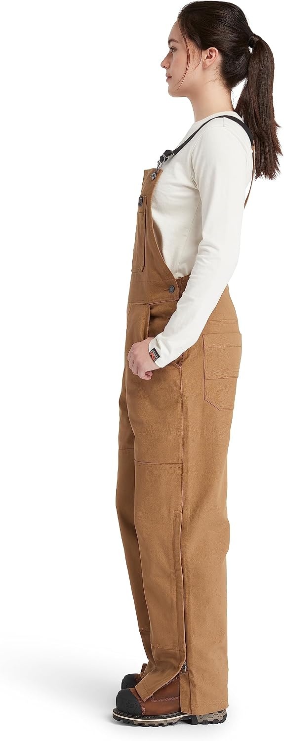 Timberland PRO Women’s Gritman Bib Overalls(Dark Wheat)