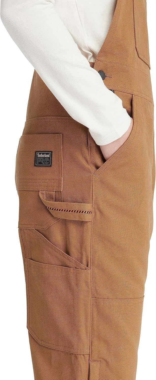 Timberland PRO Women’s Gritman Bib Overalls(Dark Wheat)