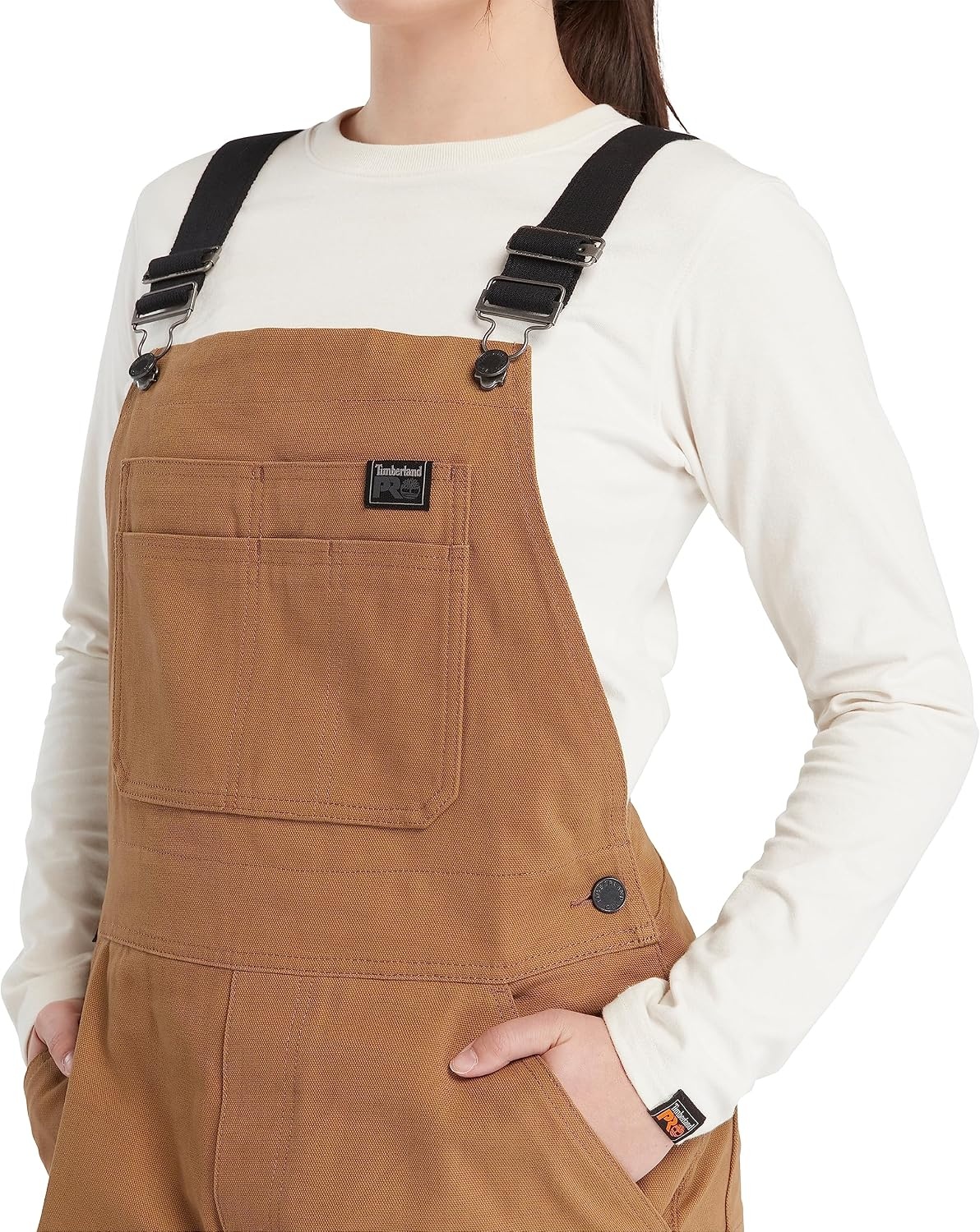 Timberland PRO Women’s Gritman Bib Overalls(Dark Wheat)